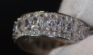 Baguette Ring | Eternity Ring | Womens Wedding Band | Diamond Ring