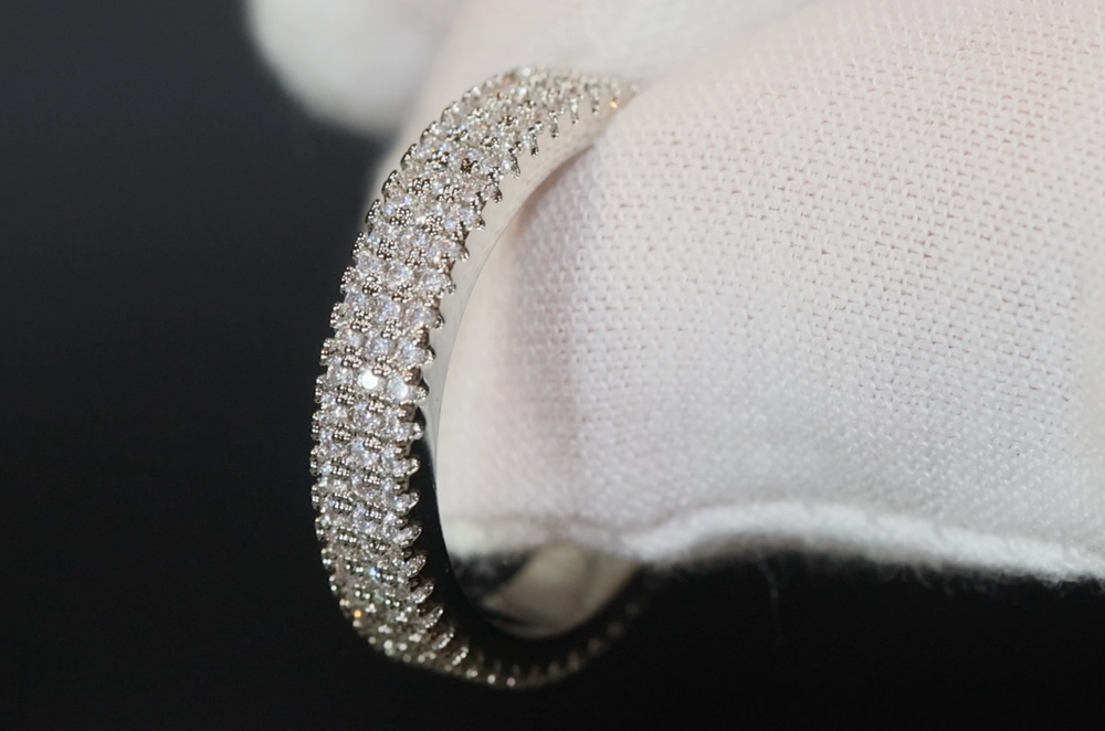 Eternity Ring | Promise Ring | Pavé Diamond Ring | Eternity Ring Diamond | Wedding Band