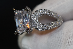 Big Diamond Ring | Womens Big Diamond Ring | Womens Engagement Ring