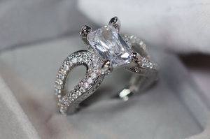 Big Diamond Ring | Womens Big Diamond Ring | Womens Engagement Ring