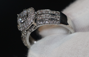 Promise Ring | Womens Ring | Princess Cut Diamond Engagement Ring