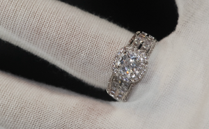 Promise Ring | Womens Ring | Princess Cut Diamond Engagement Ring