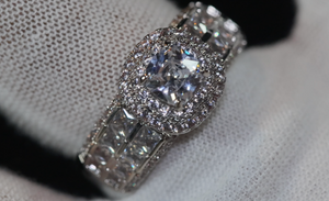 Promise Ring | Womens Ring | Princess Cut Diamond Engagement Ring