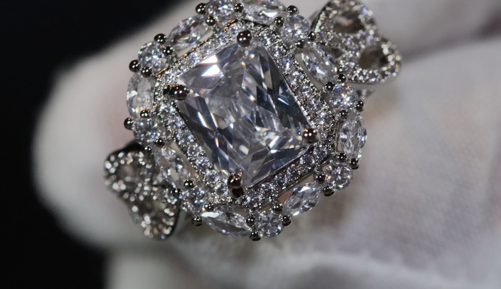 
            
                Load image into Gallery viewer, Big Baguette Ring | Promise Ring | Womens Ring | Engagement Rings | Wedding Ring
            
        