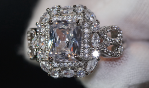 Big Baguette Ring | Promise Ring | Womens Ring | Engagement Rings | Wedding Ring