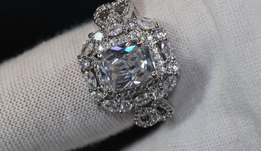 
            
                Load image into Gallery viewer, Big Baguette Ring | Promise Ring | Womens Ring | Engagement Rings | Wedding Ring
            
        