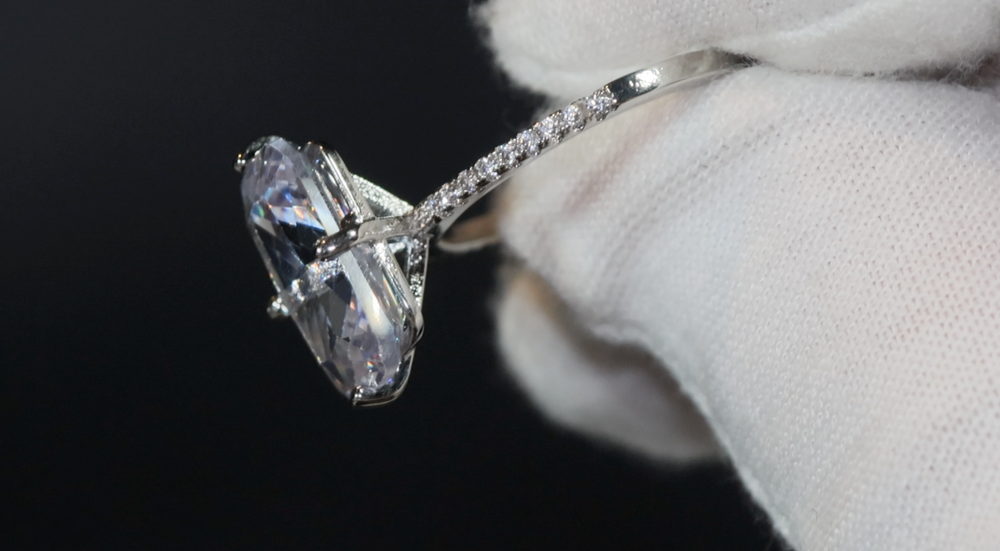 Promise Ring | Radiant Diamond Ring | Womens Engagement Ring