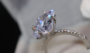 Promise Ring | Radiant Diamond Ring | Womens Engagement Ring