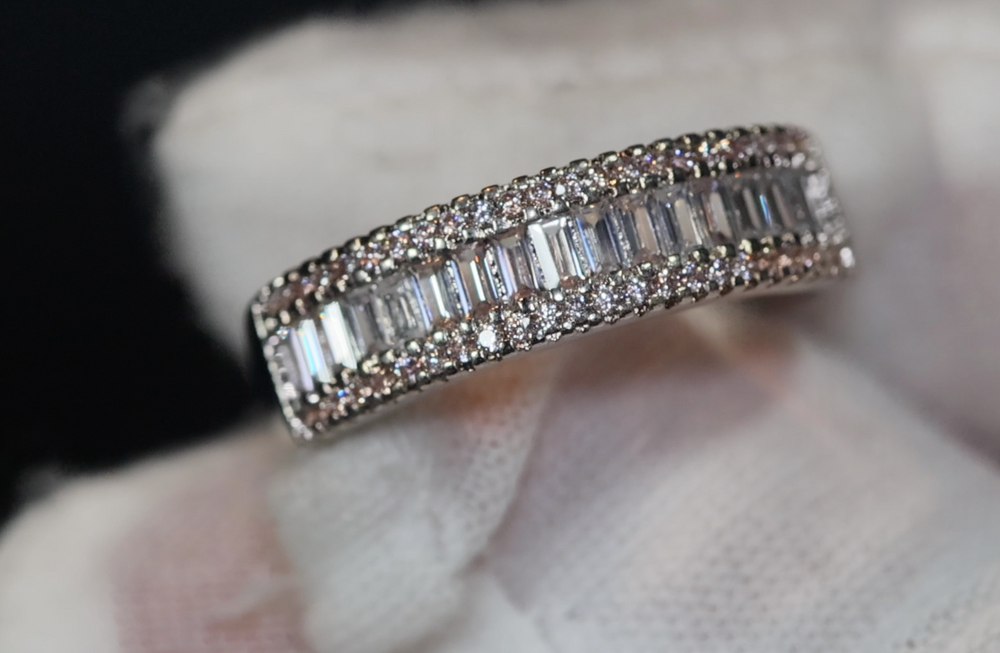 Baguette Diamond Wedding Band