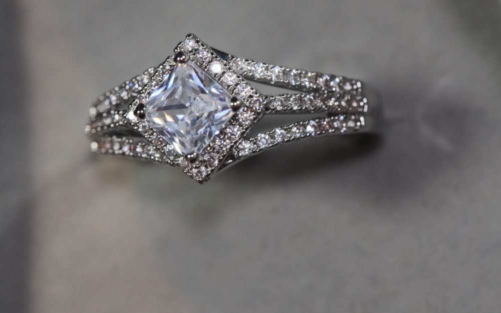 Princess Cut Engagement Ring | Womens Engagement Ring | Engagement Rings