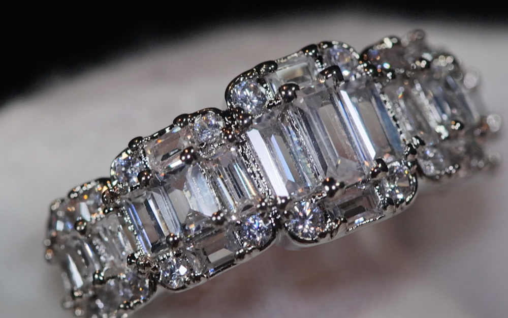 Big Baguette Ring | Baguette Ring | Womens Ring | Diamond Engagement Ring