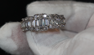 Big Baguette Ring | Baguette Ring | Womens Ring | Diamond Engagement Ring