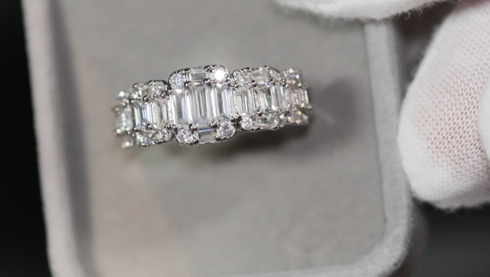 Big Baguette Ring | Baguette Ring | Womens Ring | Diamond Engagement Ring