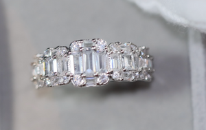 Big Baguette Ring | Baguette Ring | Womens Ring | Diamond Engagement Ring