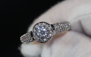Diamond Engagement Ring | Round Diamond Engagement Ring | Peg Head Ring | Womens Engagement Ring | Diamond Ring