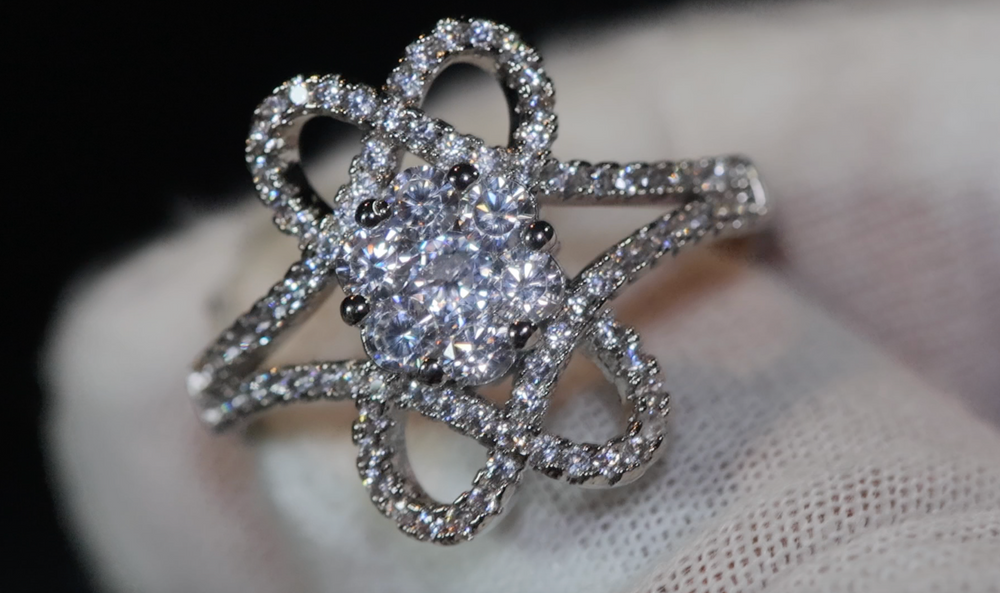 
            
                Load image into Gallery viewer, Fashion Ring | Cross Ring | Diamond Cross Ring | Wrapped Ring | Twist Ring | Stackable Ring | Charm Ring | Flower Ring | Diamond Flower Ring
            
        