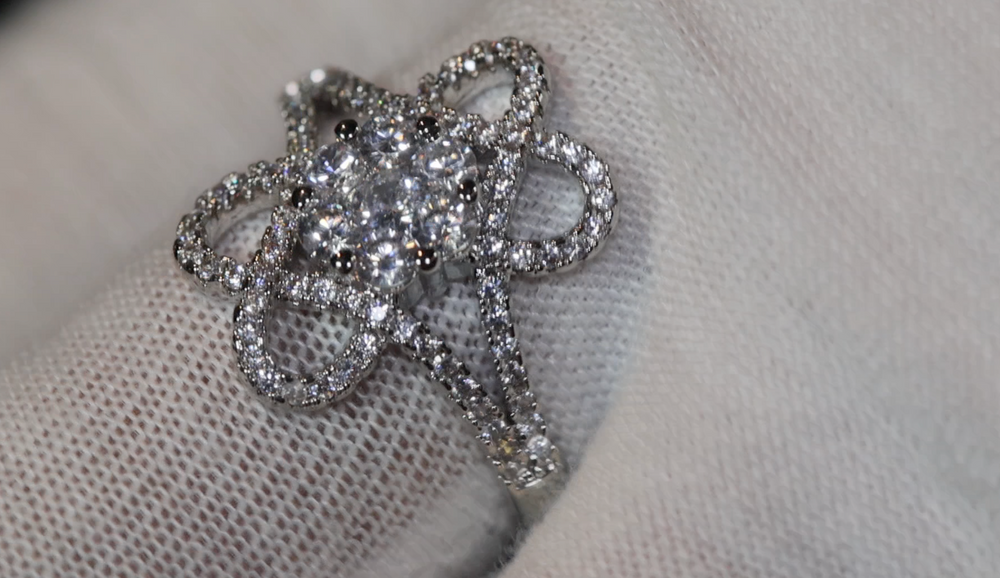 
            
                Load image into Gallery viewer, Fashion Ring | Cross Ring | Diamond Cross Ring | Wrapped Ring | Twist Ring | Stackable Ring | Charm Ring | Flower Ring | Diamond Flower Ring
            
        