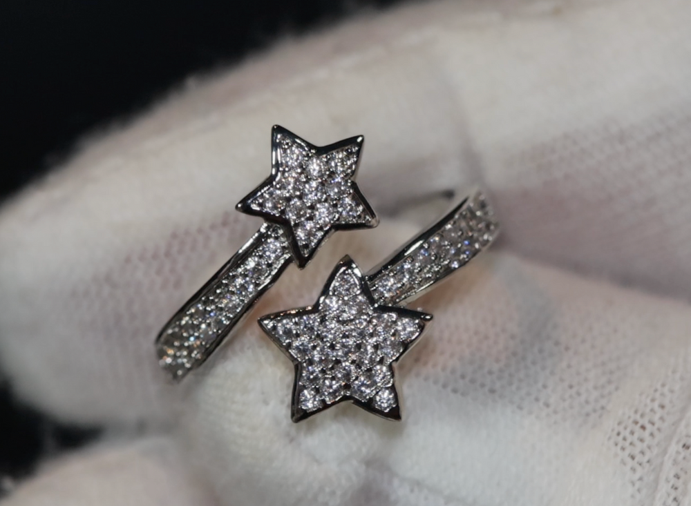 Star Ring | Diamond Star Ring | Star Shaped ring | Star Rings