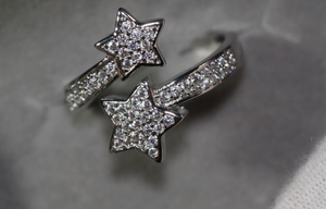 Star Ring | Diamond Star Ring | Star Shaped ring | Star Rings