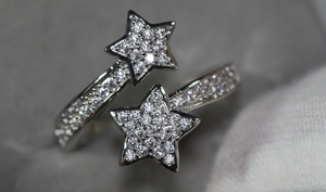 Star Ring | Diamond Star Ring | Star Shaped ring | Star Rings