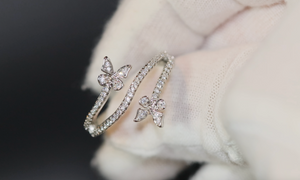 Diamond Butterfly Ring | Butterfly Ring | Womens Diamond Ring | Womens Butterfly Ring