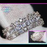 Baguette diamond eternity ring