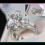 Womens big diamond ring