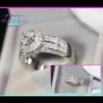 Womens big diamond ring,