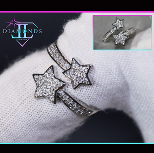 diamond star ring