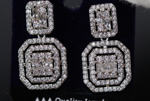 Classy Diamond Earrings | Diamond Earrings | Womens Diamond Earrings