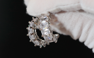 Diamond Hoop Earrings | Hoop Earrings