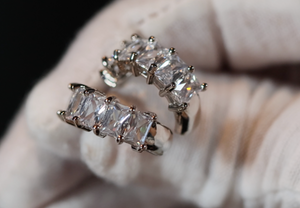 Diamond Hoop Earrings | Hoop Earrings