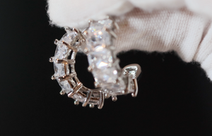 Diamond Hoop Earrings | Hoop Earrings