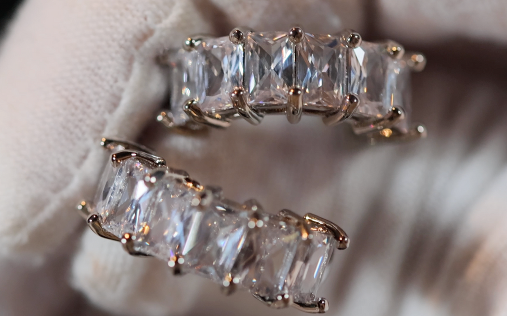 Diamond Hoop Earrings | Hoop Earrings