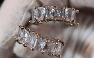 Diamond Hoop Earrings | Hoop Earrings