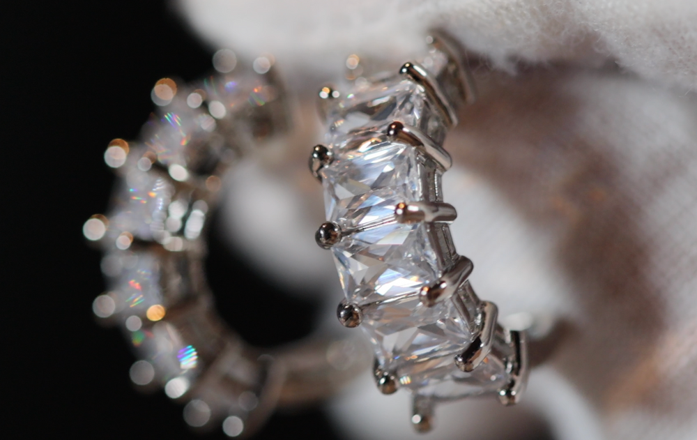 Diamond Hoop Earrings | Hoop Earrings