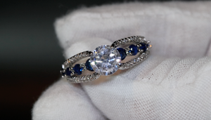 Blue Diamond Ring | Blue Diamond Rings | Womens Blue Diamond Ring