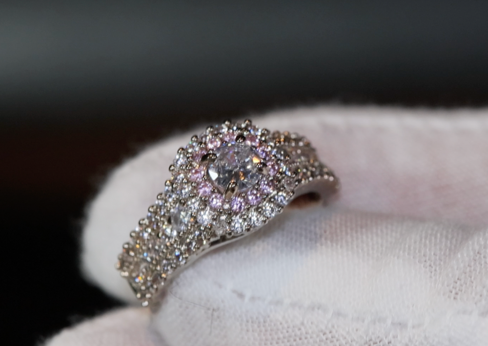 Pink Diamond Ring