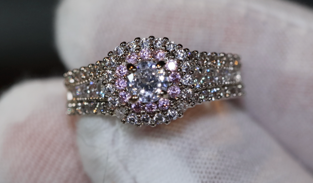 Pink Diamond Ring