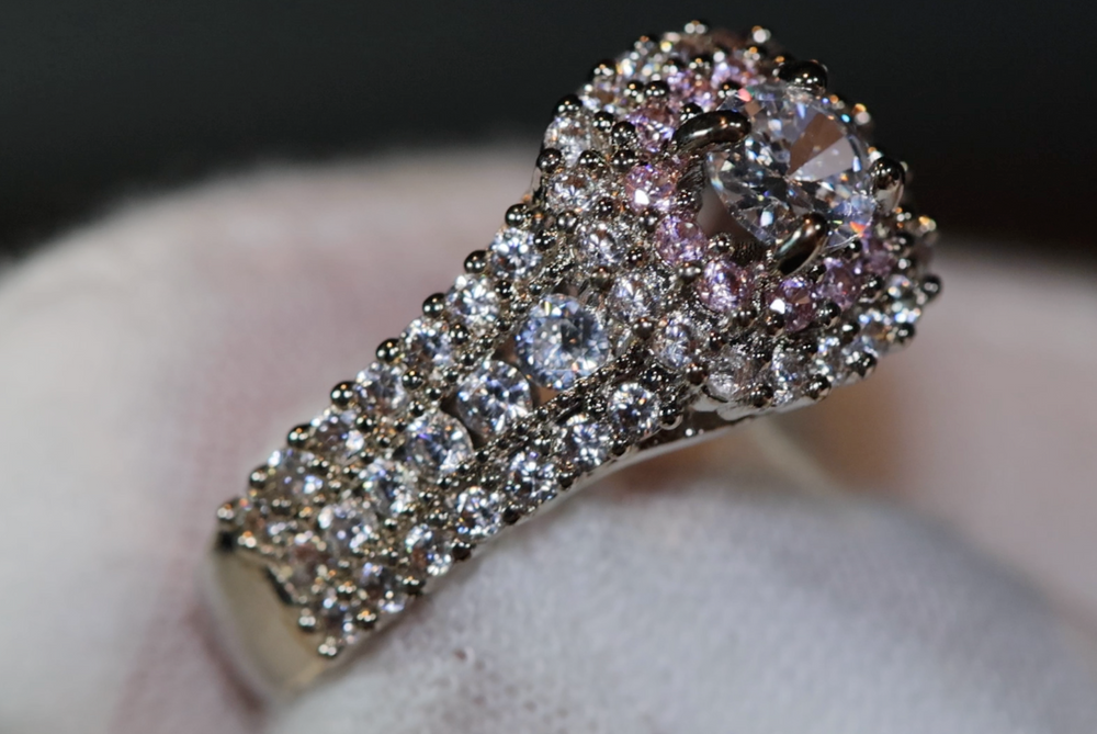 Pink Diamond Ring