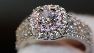 Pink Diamond Ring