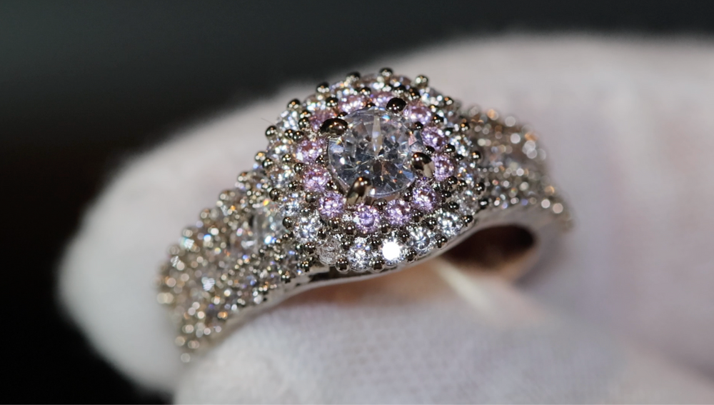 Pink Diamond Ring