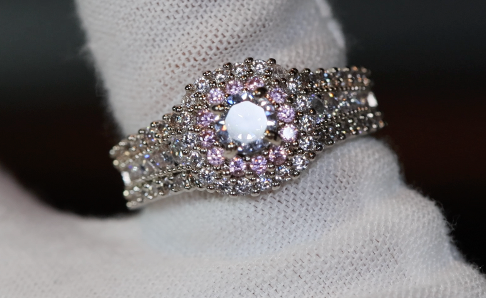 Pink Diamond Ring