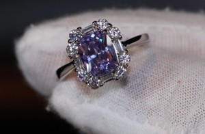 Purple Diamond Ring | Purple Diamond Engagement Ring