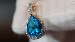 Blue Diamond Earrings | Womens Diamond Earrings