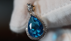 Blue Diamond Earrings | Womens Diamond Earrings