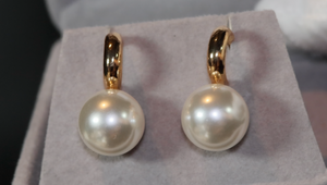 Pearl Earrings | Gold Pearl Earrings