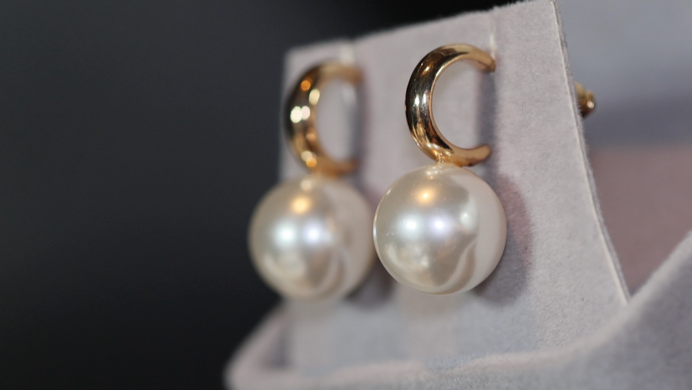 Pearl Earrings | Gold Pearl Earrings