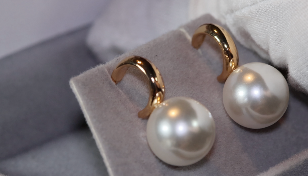 Pearl Earrings | Gold Pearl Earrings