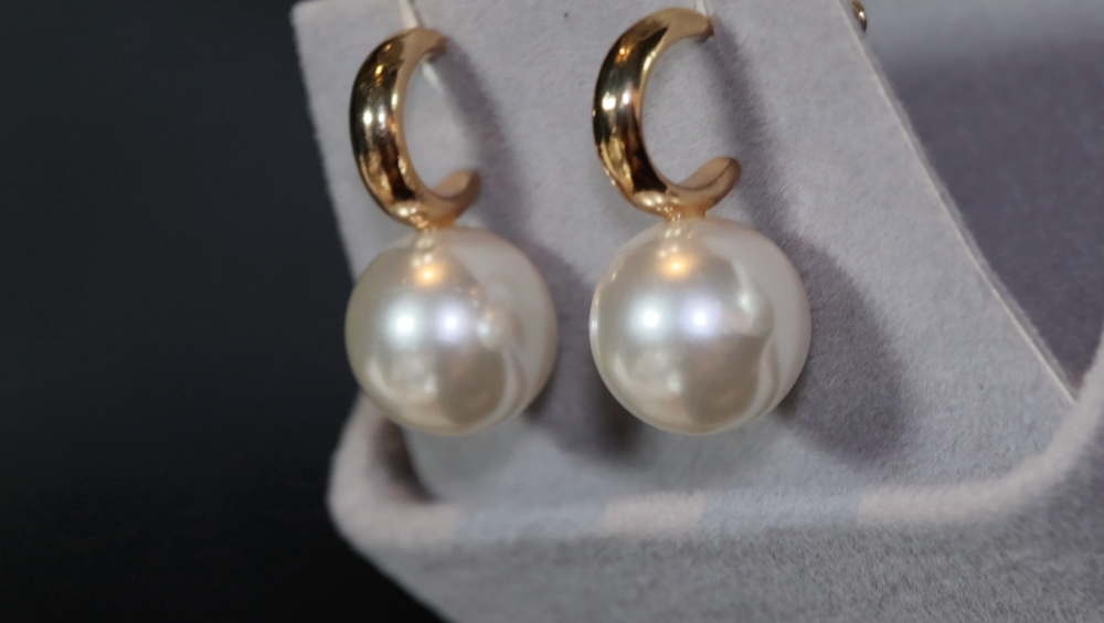 Pearl Earrings | Gold Pearl Earrings